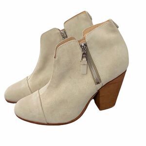 NWOB Rag & Bone Margot Ankle Boots Heels Suede 40